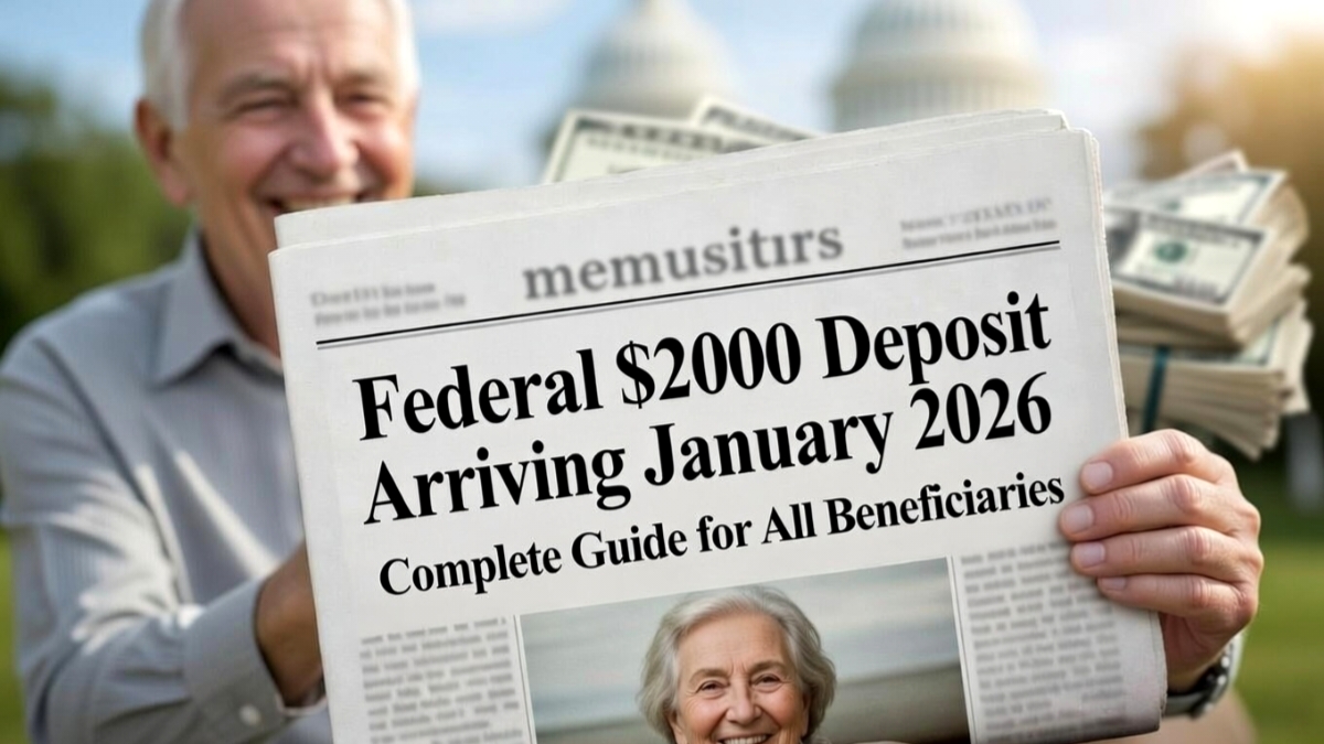 Federal $2,000 Deposit Arriving January 2026