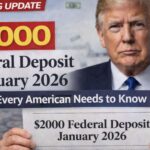 $2000 Federal Deposit January 2026