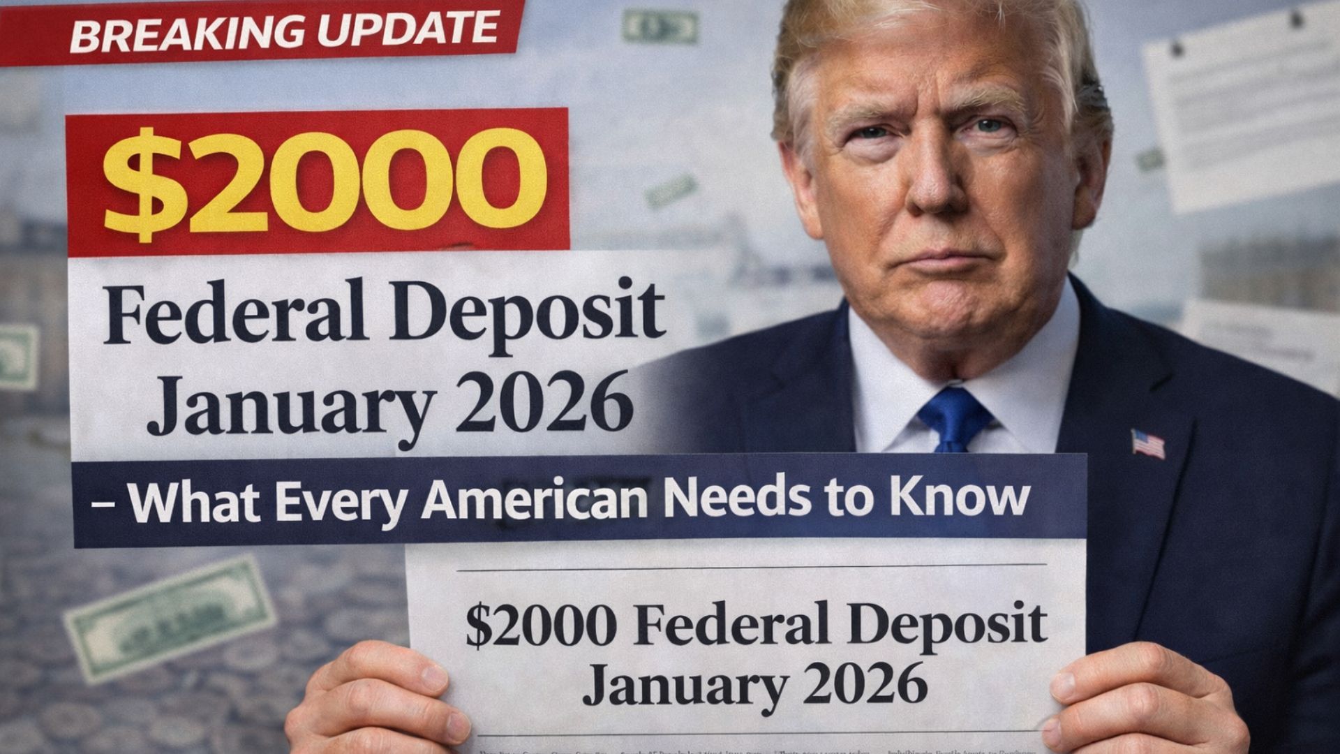 $2000 Federal Deposit January 2026